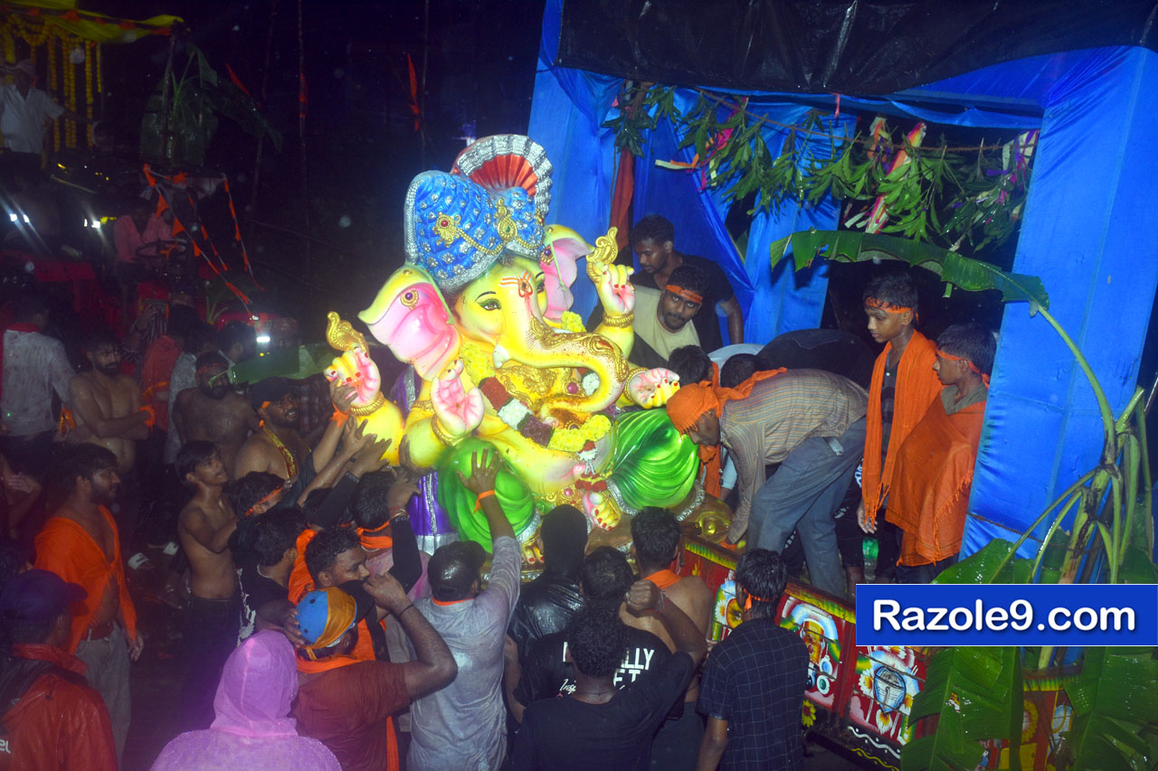 Razole Taluka Ganesh Nimajjanam